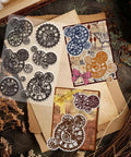 Clear Mechanical Gear Stamp Set With Transparent Gear Patterns For Scrapbooking And Card Making Steampunk Vibe Rubber Stamps