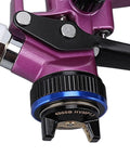 Close-up of Professional Hvlp Paint Sprayer With 1.3 Mm Tip and 600 Ml Cup, showcasing the adjustable spray nozzle and ergonomic grip.