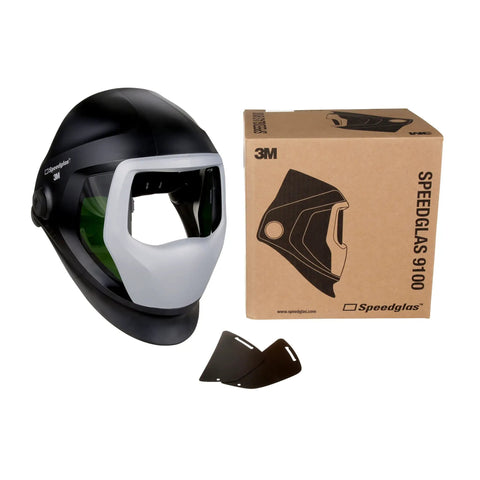 Speedglas 9100 Welding Helmet Replacement Part With Side Windows Headband And Silver Front Panel No ADF Durable Shell