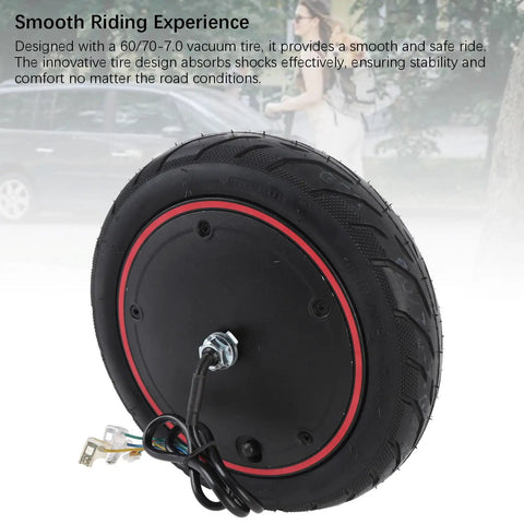 350W High Power Hub Motor Wheel Kit For Electric Scooters With Aluminum Alloy Vacuum Tire and wiring