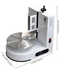 Pro Grade Cake Decorating Turntable With Smoothing Coating Machine For 6 To 14 Inch Cakes, AC110V, adjustable scraper displayed