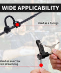 59Ft D Loop String For Compound Bow Beefy Durable Tear Resistant Archery D Loop Material With 18m Length shown in use