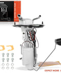 Top Notch Electric Fuel Pump Assembly Compatible With Toyota Camry Avalon And Lexus Es300 Street Tested Heavy Duty Replacement, showing detailed assembly with components and fittings.