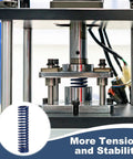 Six Pack Blue Compression Springs For 3D Printers Measuring 3 8 Inch OD And One Point Five Inch Length inside testing equipment.