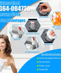 Features of Stove Knob Replacement Set For Samsung Gas Range And Oven DG64-00473A Compatible 5 Pack Fits NX58H5600SS