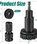 Wheel Hub Cleaning Tool Kit And Resurfacing Set With Stud Cleaner 10 Pads Rust Removal Tool with dimensions 2” and 4.2”
