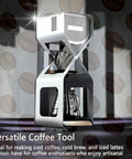 Next Level Electric Ice Drip Coffee Maker And Digital Cold Brew Machine With Hella Smooth Led Touchscreen temperature control.