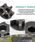 Two Pack 612313001 Chainsaw Sprockets For P548 Models Replacement Parts Built Tough With Metal Construction Fits Select Chainsaws Easy Install Long Lasting Gear To Keep Your Cutters Spinning. metal chainsaw sprocket close-up