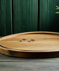 Non Slip Rubber Feet Pads For Kitchen And Cutting Boards, Aluminum Alloy And Rubber Construction on wooden tray