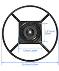 Heavy Duty 25.5 Inch Round Swivel Base With 10 Inch Mount Plate For Recliners And Sofas, 360 Degree Swivel Chair Base