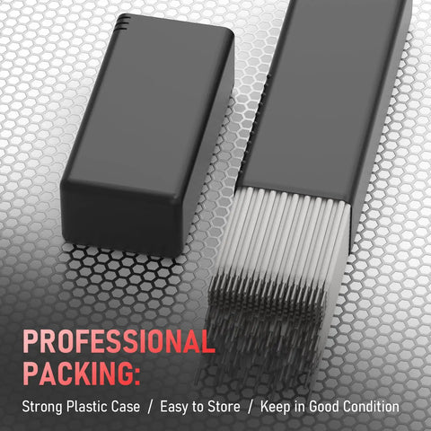 E7018 1 Eighth Inch Welding Rods 10 Pound Stick Electrodes For All Positions AC DC Low Hydrogen Iron Powder With X Ray Quality Welds High Strength Welds For Carbon Steels No Preheat Required All Position Performance in plastic case