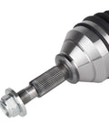 Close-up of CV Axle Assembly 662286 For 2011 2019 Ford Explorer And 2013 2019 Police Interceptor Utility Front Left Driver Side Axle Shaft