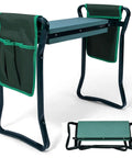 Shuda Garden Kneeler And Seat With Thickened Widen Kneeling Pad, Foldable Garden Stool With Tool Pouches, Durable