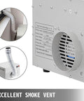 Reflow Soldering Oven 800W-2300W Infrared Heating Machine smoke vent detail and setup