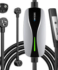Legit Tesla Level One And Two Ev Charger Featuring Nacs Connector And ETL Certified with power plugs and cables for easy home charging.