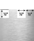 Budget Friendly Square Notch Flooring Trowel For Thinset Mortar Half Inch Notch 9 Inch By 4 Inch Steel Blade Close-up