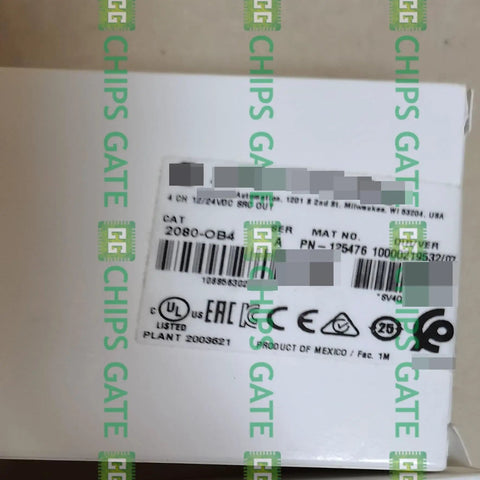New In Sealed Box 2080-OB4 4 Point Source Output IO Module For Industrial Automation Systems Ready To Ship label on box