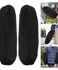 Slick Shield Waterproof Arm Sleeves, Heavy Duty Oilproof Kitchen And Garage Crew Work Guards, Black Two Pack for gardening and cooking.