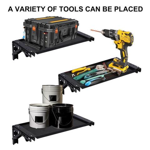 Foldable Assembly Table With Magnetic Tool Tray And Aluminum Alloy Support Pro Grade Work Surface For Modular Tool Boxes Quick No Drill Setup Folds Flat For Storage Cushioned Built To Last Heavy Duty Utility Station