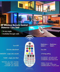 42W RGBW Wall Washer Lights IP66 Waterproof With Remote Control 3350 Lumen Color Changing for outdoor lighting