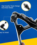 Beefed Up Front Upper Control Arm Kit With Ball Joint Tie Rod End Sway Bar Link And PU Bushings for 2006 2010 Jeep Commander 5.7L