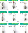Float Switch NO NC Flow Sensor For Water Tanks And Pumps 75mm Pole Length 220V 1A1 2A1 Stainless Steel Liquid Level Sensor Auto Controller For Water Towers And Tanks Durable Industrial Grade, ES7510 2A1 model chart