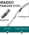 Harley Twin Cam Braided Stainless Steel Clutch Cable For 1987 2006 Touring Dyna Softail Heavy Duty Ride Ready With 68 11 16 Inch Housing And 30 Inch Adjuster Mechanical Clutch Chrome Upgrade braided stainless steel inner wire