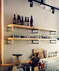 Top Shelf Metal Shelf Brackets Wall Mounts That Crush Heavy Loads, Solid Industrial Design In Crisp White Steel in kitchen.