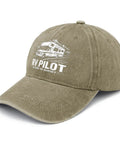 Funny RV Pilot Hat For Women Saying Enjoy The Journeys Camper Road Trip Vacation Cap With Adjustable Strap in khaki