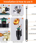 Installation steps for 6200 BTU Portable Propane Camping Heater with Radiant Burner for Tents Outdoors Adjustable Flame