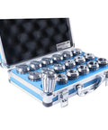 ER32 Collet Set 18 Piece For CNC Machining With High Accuracy And Durable Storage Box From 0.0938 Inch To 0.7813 Inch Pro Machinist Tool Kit