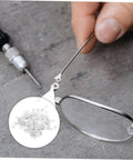 Product image of Heavy Duty Metal Eyeglass Screw Washers For Frameless Glasses Repair Kit with 200 Pieces Nut Washers for quick fixes.