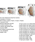 Heavy Duty Electric Food Dehydrator Machine With Hella Spacious 18 Layer Stainless Steel Trays For Drying Fruits Veggies Jerky And Herbs While Locking In Fresh Nutrients with multiple layers
