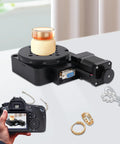 100mm Electric Rotary Stage Pro Grade Motorized Rotation Platform With Stepper Motor And Worm Gear, used for imaging setup