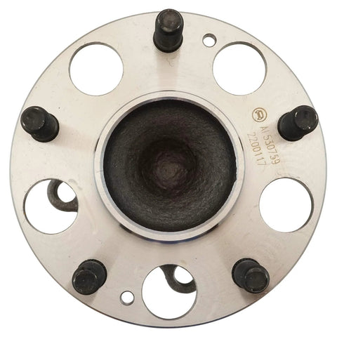 Top view of rear wheel bearing and hub assembly for 2015-2020 Acura TLX and 2018-2022 Honda Accord LX Sport Touring EX-L SE.