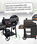 Two pellet grills showing incompatible models with 2.0 RPM Auger Motor Replacement For Pellet Grills - 110V AC 60Hz Heavy Duty High Torque Feeder Drive To Stop Jams And Fix Low Temp Issues Fits Many Grills And Smokers.