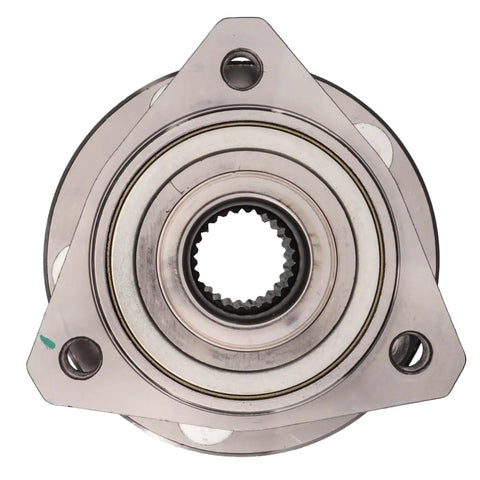 Front view of 5-lug Front Hub Bearing Assembly Without ABS For 1995-2006 Chrysler Sebring featuring 26 spline ball bearing design