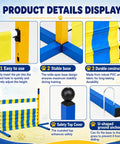 Metal Adjustable Dog Agility Jump Set With Nine Height Levels For Backyard And Indoor Training durability and features