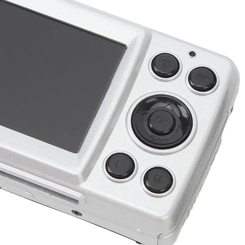 Close-up of Dope 16MP High Definition Camera With 1080P Video Recording And 16X Digital Zoom, showing control buttons and LCD display.