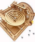3D Puzzle Marble Run For Adults DIY Wood Kit With Gears And Tracks, Hands On Brain Boosting Marble Machine For Stress Relief And Fun, Build Your Own Mindful Wood Craft Adventure, basswood plywood, motorized