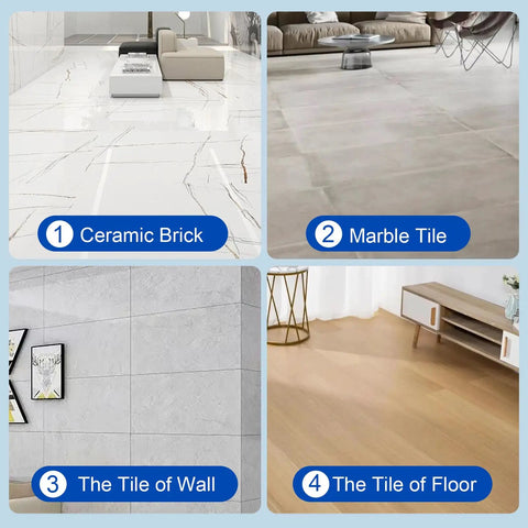 Variety of tile surfaces: ceramic brick, marble tile, wall tile, floor tile with 500 Piece Tile Leveling Clips Kit For One Eighth To One Half Inch Tile Thickness Pro Grade Spacers For Ceramic Tile And Stone Installations For Walls And Floors DIYers Welcome One Eighth Inch Grout Gap Wedges And Pliers Not Included