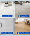 Pro Grade Tile Leveling System With 1000 Clips For One Eighth To One Half Inch Tiles showing ceramic, marble, wall, and floor tile.