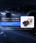 AC Pressure Sensor Switch And Pressure Transducer For Toyota And Lexus Plugs Right In Fits CT200H ES300H displayed with OEM part numbers