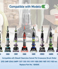 Lineup of vacuum cleaners compatible with Replacement Vacuum Cleaner Brush Roller And Belts Kit For Cleanview Swivel Pet Series, Part 1604545.