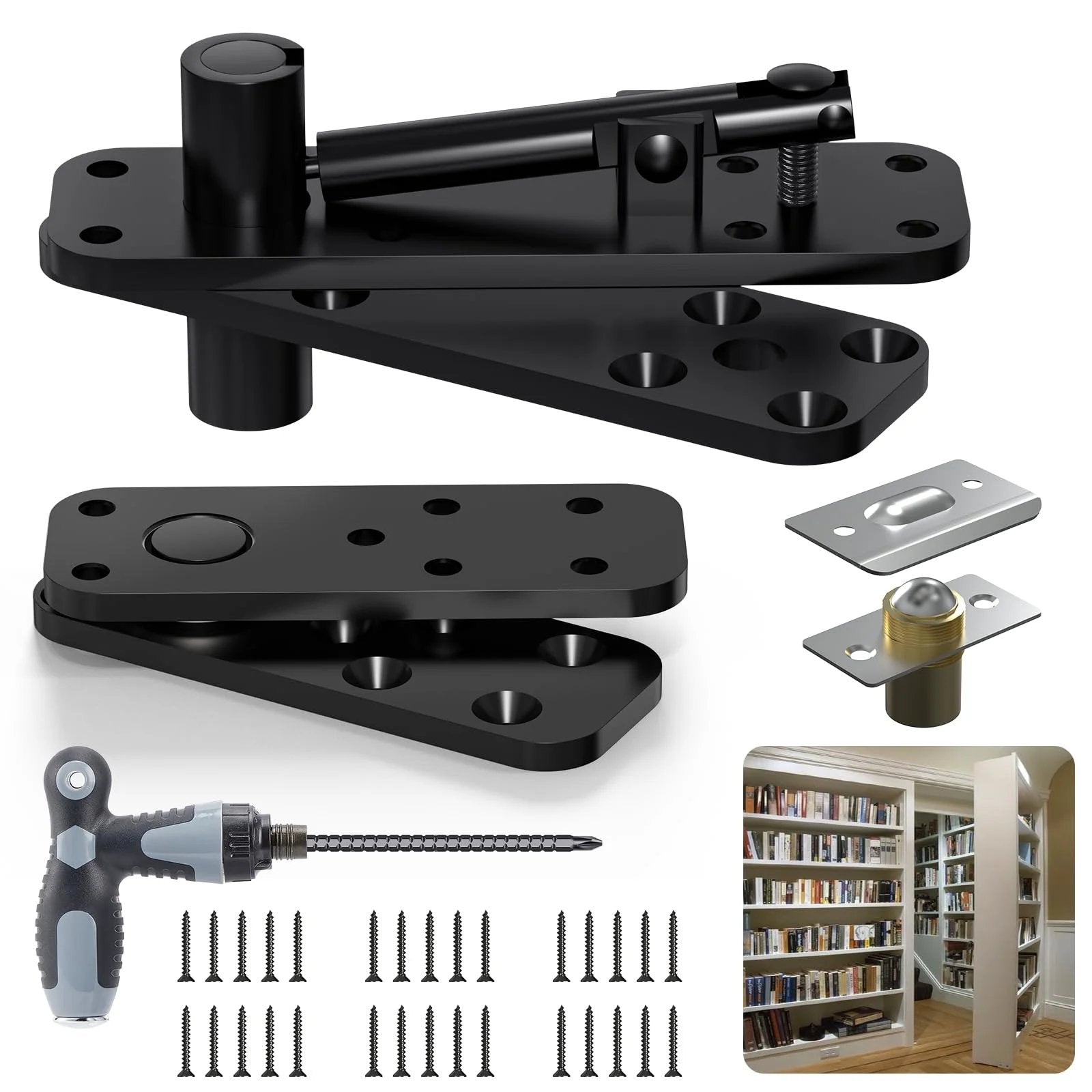 Hidden Door Pivot Hinge: Heavy Duty Rustproof