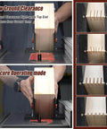Pro Grade Right Angle Spline Jig For Tablesaw And Router Table in use, showing miter joints and frame support setup.