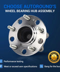 Rear Wheel Bearing And Hub Assembly With 5 Lug ABS Direct Fit For Hyundai Sonata 2015 2019 Tucson 2016 2021 Veloster N 2020 2022