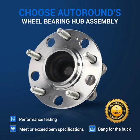 Rear Wheel Bearing And Hub Assembly With 5 Lug ABS Direct Fit For Hyundai Sonata 2015 2019 Tucson 2016 2021 Veloster N 2020 2022