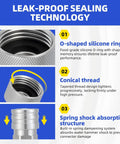 Leak-proof sealing technology for Garden Hose To Pressure Washer Adapter Three Quarter GHT To One Quarter Quick Connect
