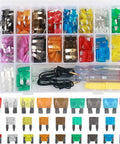 Auto Fuse Assortment Kit With Standard, Mini And Low Profile Blade Fuses, 306 Pieces In Box For Easy Car Electrical Repairs